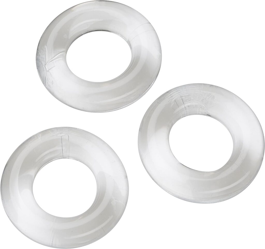 Cloud 9 Novelties Cock Ring Combo Pack, Clear, 0.01 Pound