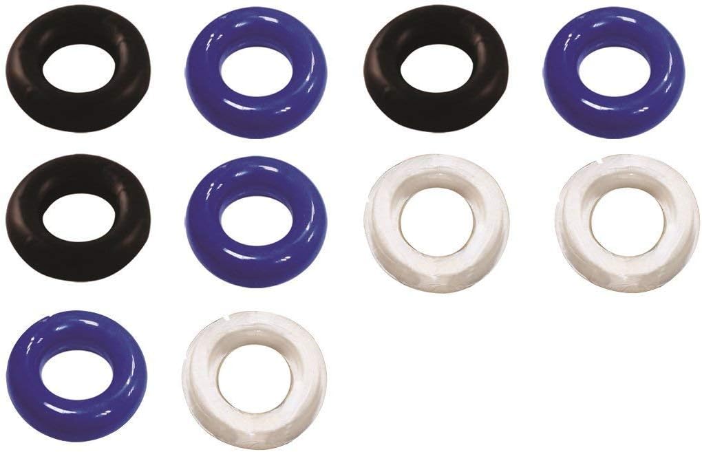 Romi 10 Pcs Male Penis Ring Waterproof Silicone Cockrings Cock Ring Delay Head Glans Ring