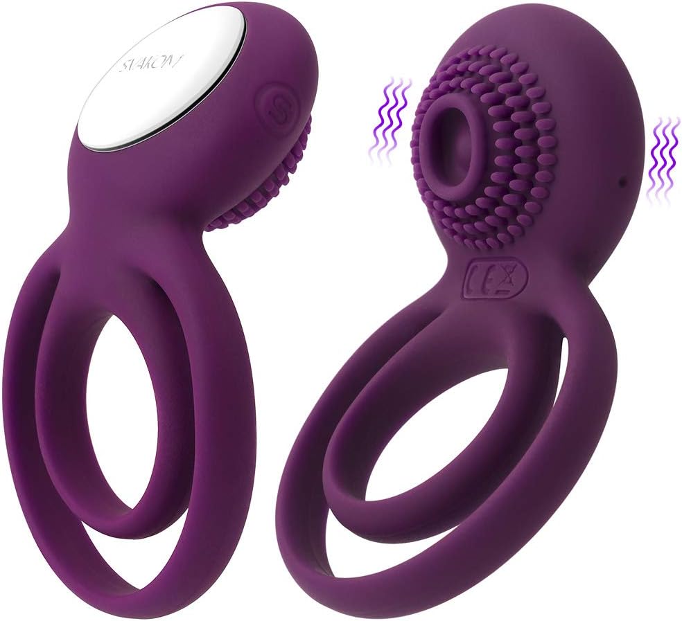 SVAKOM Couples Ring Vibrating Dual Penis Rings Male Adult Sensory Toys Clitoral Vibrator G-Spot Stimulators Waterproof, Rechargeable