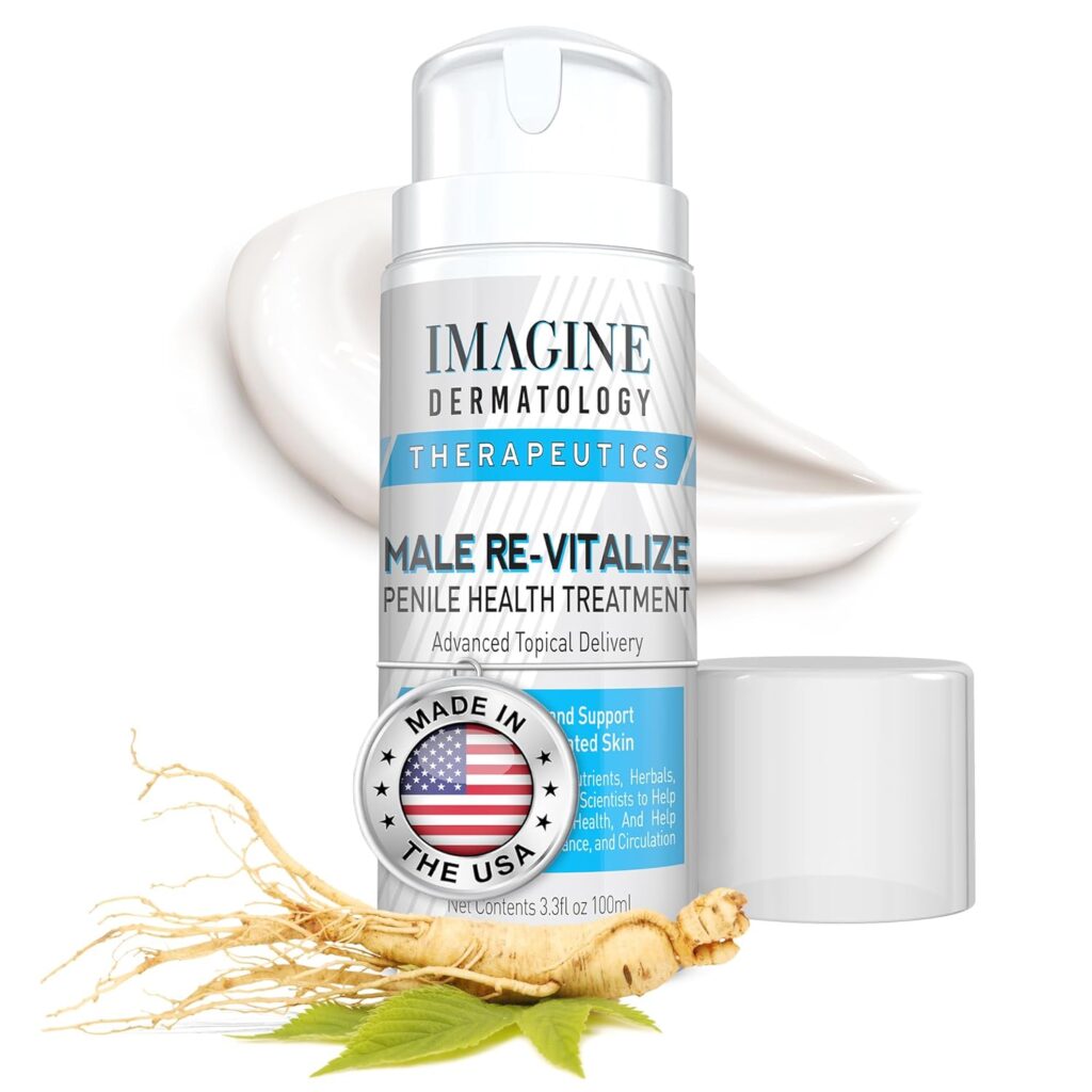 Male Re-Vitalize PLUS - Oats Penile Health Cream for Men - Relieve, Restore and Support Skin - Moisturizer Penile Lotion - Large Value Size (5fl oz/150ml)