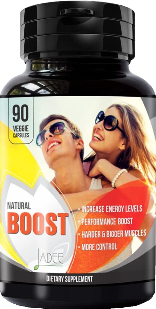 Natural Boost Male Enhancement Pills - Increase 2 in 60 Days with Our Enlargement and Enhancing Formula, Testosterone Booster for Men, Promote Size, Strength, Energy, Stamina, Last Longer Drive