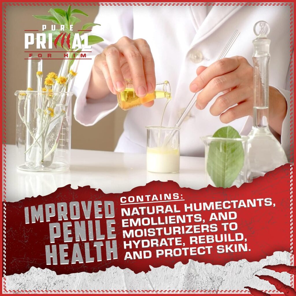 Premium Penile Health Cream - Advanced Moisturizing Penile Cream To Increase Sensitivity For Men - Moisturizer Penile Lotion For Anti-Chafing, Redness, Dryness and Irritation - 4 oz