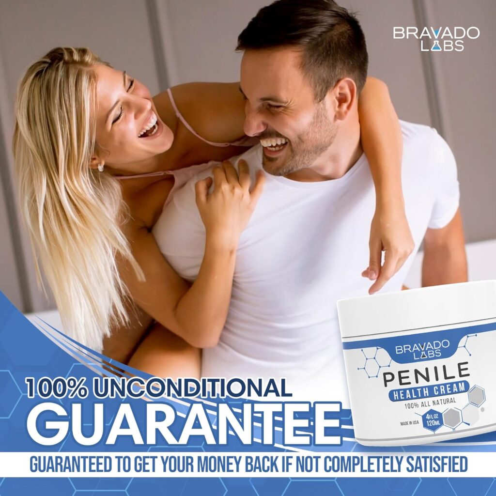 Premium Penile Health Creme - 100% Natural Penile Cream Lotion For Mens Intimate Health - Redness, Dryness, Anti-Chafing Relief Penile Moisturizer - 4 oz