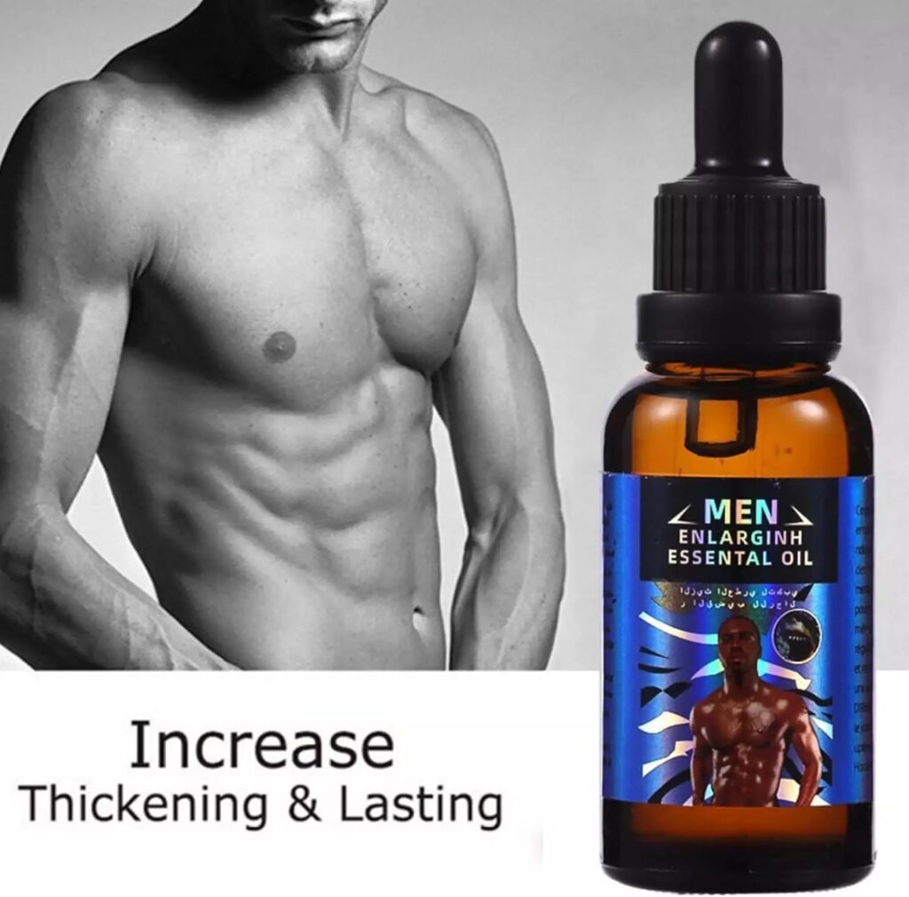 Men Massage Oil for Sex -Sexual Enhancement Erection Cream Penisgrowth Oil Longer Thicker Penis Energy Massage Essential Oil Sex Men Energy for Care Delay Performance Boost Strength (Blue)