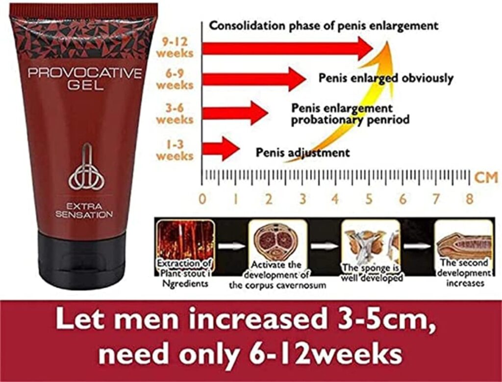 New Penis Growth Cream Penis Gel Enlarge Your Penis Up to 12 Inches XXXL,Improve The Quality of Love and Make Her Love You More