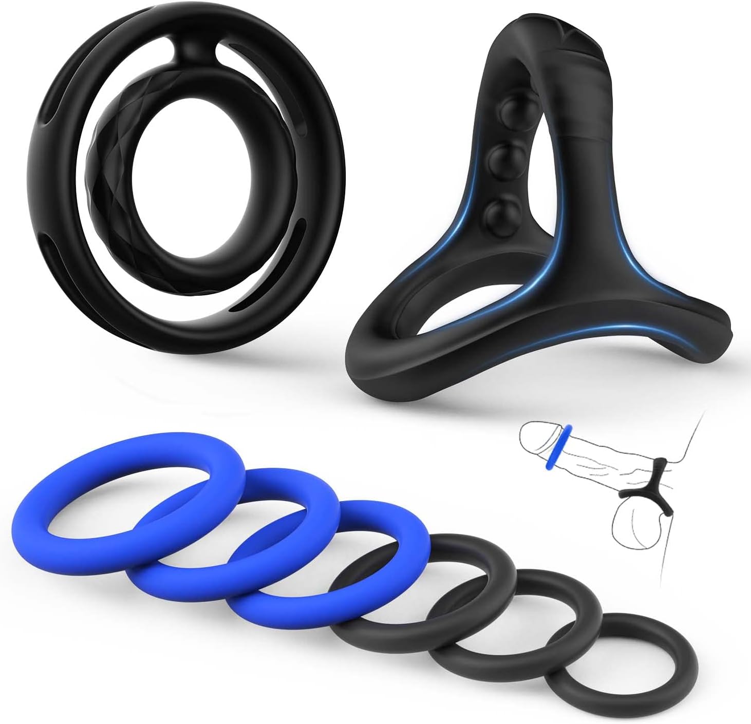 Cock Penis Ring Set Review