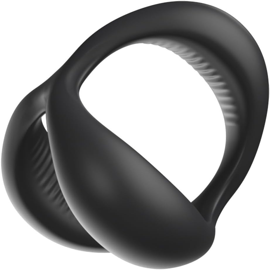 Silicone Cock Ring, 3 in 1 Ultra Soft Penis Ring Cock Ring Stretchy Cockrings Sex Toy for Men, Couple Lovers, L