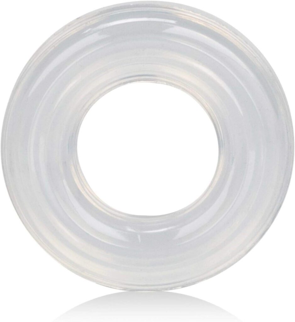 CalExotics Novelties Premium Silicone Ring Set, Clear