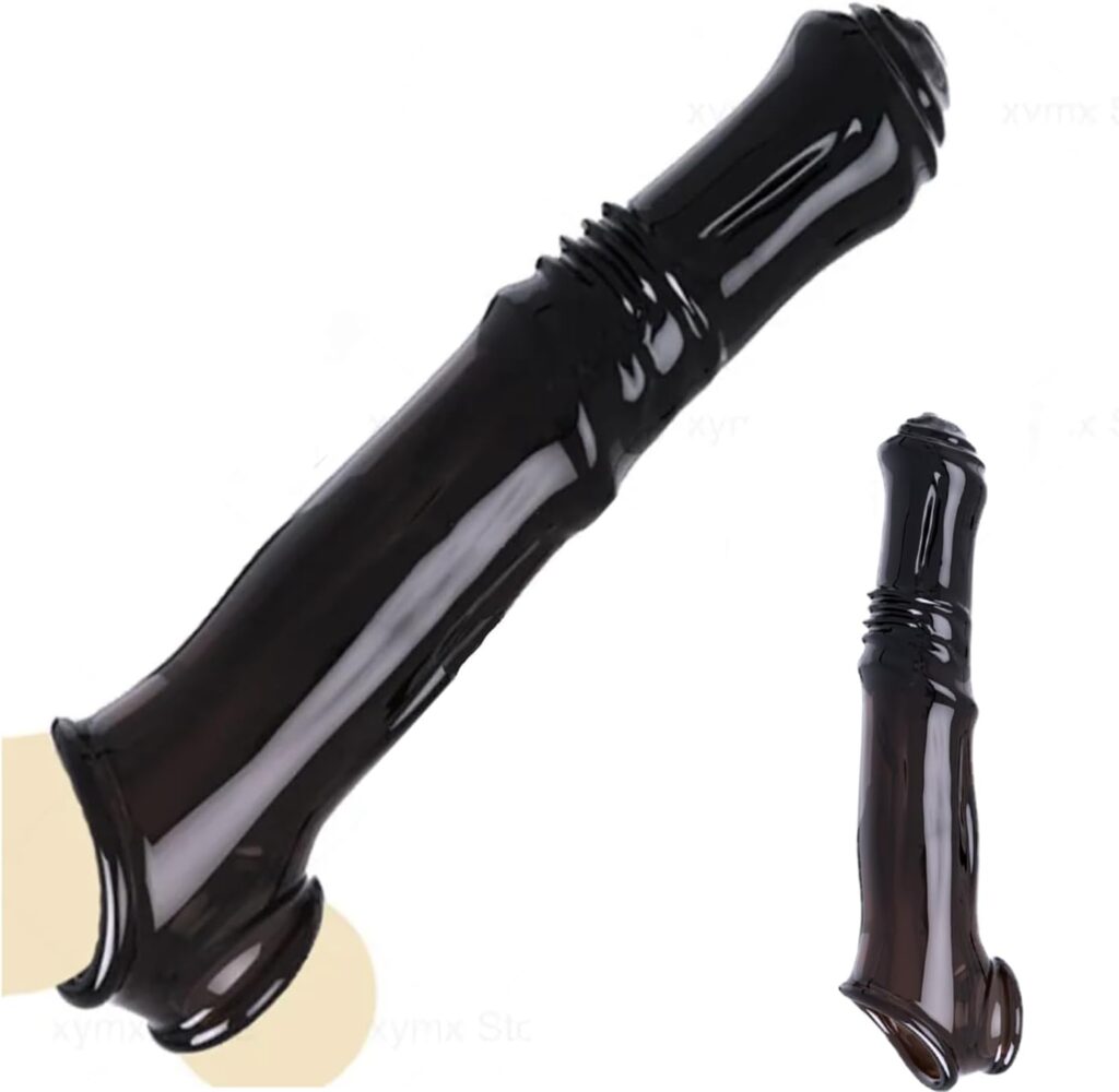 Penis Sleeve Penis Pump Sex Toys for Men, Cockring Penis Ring Extender Mens Sex Toys with Ball Stretcher, Fantasy Monster Horse Dildo Sleeve Penis Exlarger Extension Adult Male Sex Toys for Couples