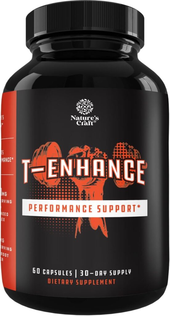 Testosterone Supplement for Men with Tongkat Ali and Horny Goat Weed - Testosterone Booster for Men Energy Muscles and Drive with Invigorating Herbal Maca Root (1 Month Supply)