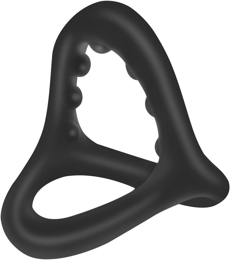 Silicone Cock/Penis Rings Set with for Erection Enhancing, Long Lasting Stronger Strechy Adult Sex Toys for Men or Couple Increase Clitoral Contact Stimulation