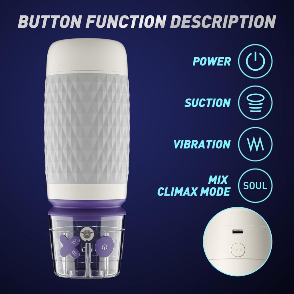 Automatic Male Masturbator,Male Masturbators Cup with 8 Vibrating  Sucking Modes, Pocket Sexual Juguetes Cup,Sucking Pussy Penis Suction Pump Sleeve, Electric Adult Sex Toys for Men Pleasure