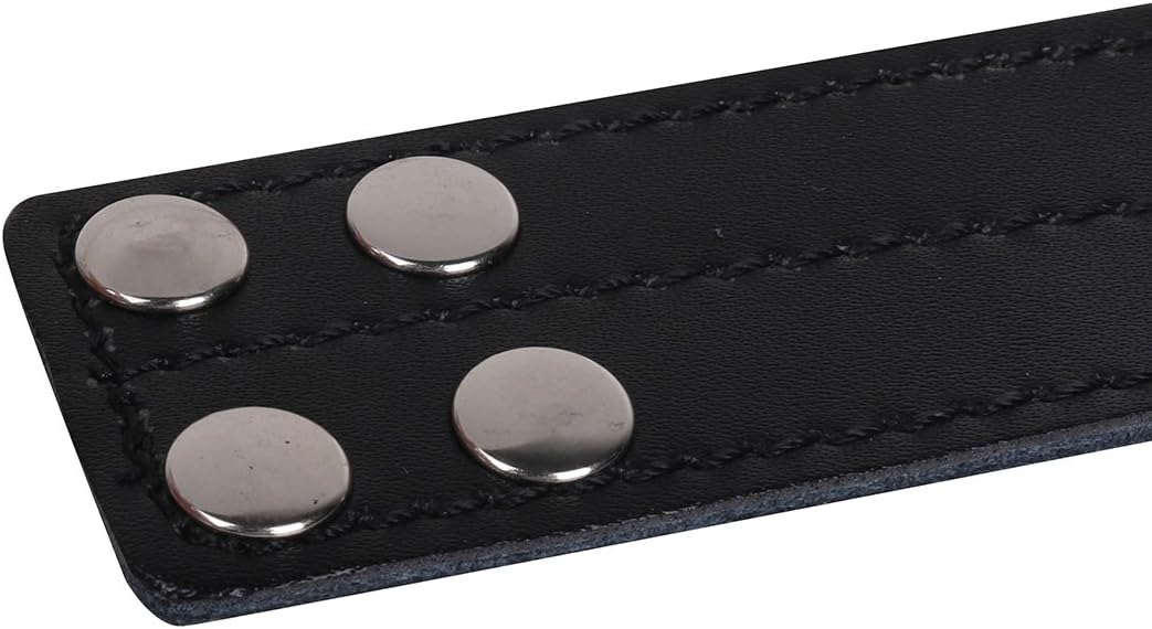 ACSUSS Mens Adjustable PU Leather Penis Ring Cock Enhancement Ring Strap