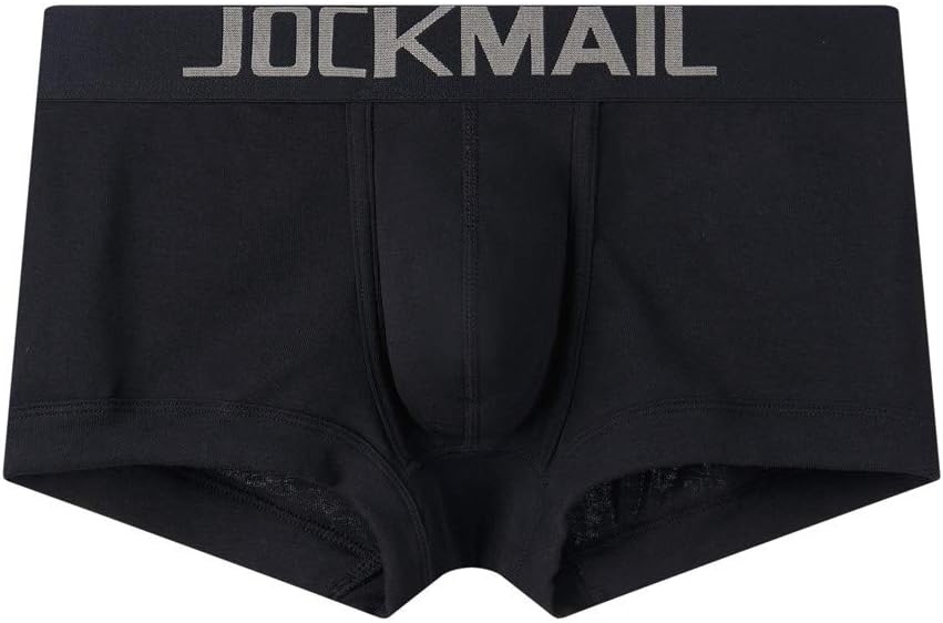 JOCKMAIL Cotton Men Boxer U Convex Pouch Adjustable Size Ring Men trunk Shorts