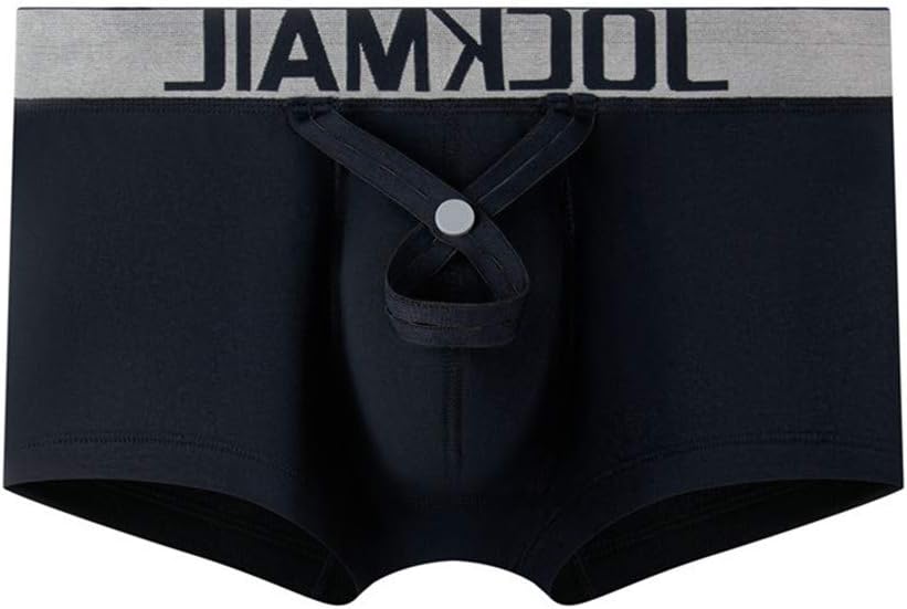 JOCKMAIL Cotton Men Boxer U Convex Pouch Adjustable Size Ring Men trunk Shorts