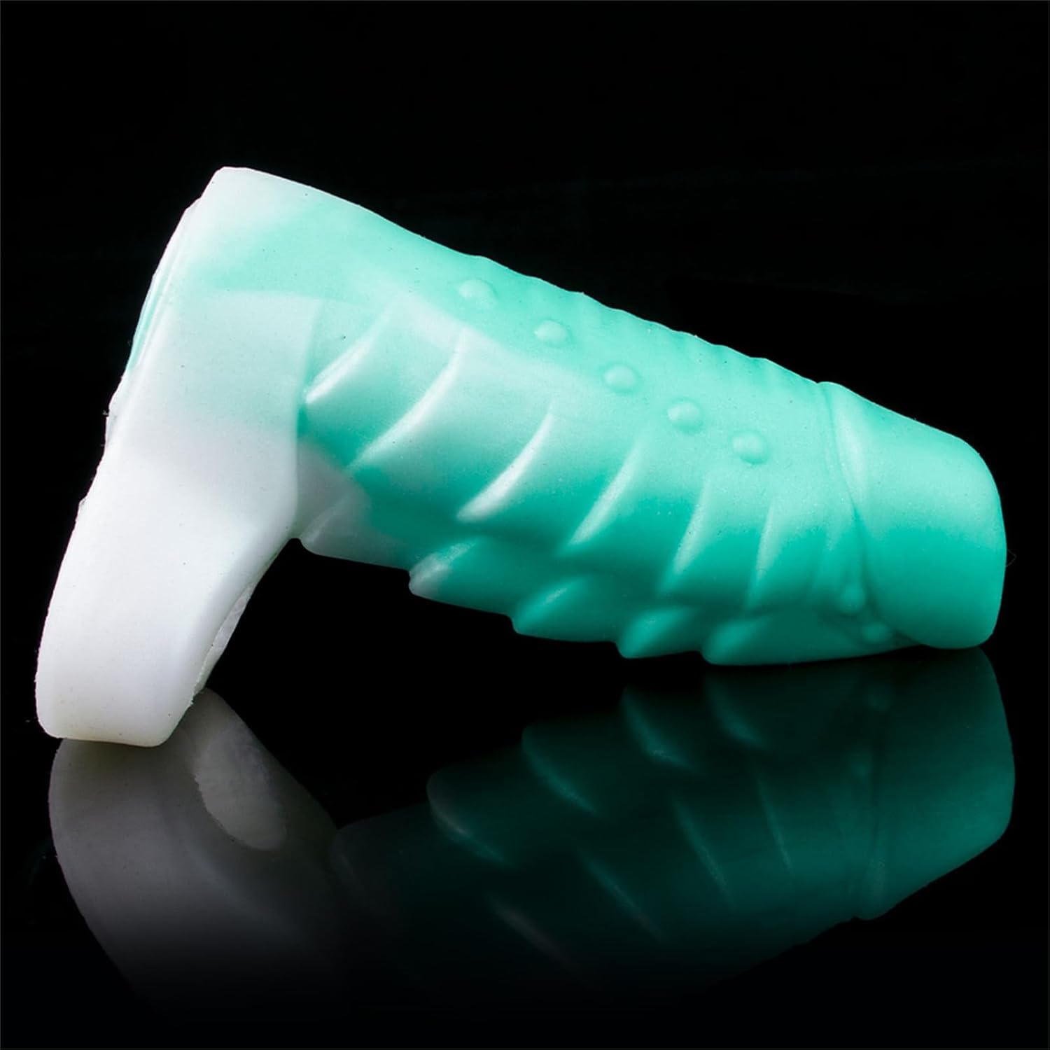 Silicone Penis Sleeve with Cock Ring Male Adult Sex Toy, Soft Realistic Penis Cover Mens Cock Enlarger Sleeves, Monster Male Penis Enlargement Sleeve (Color A)