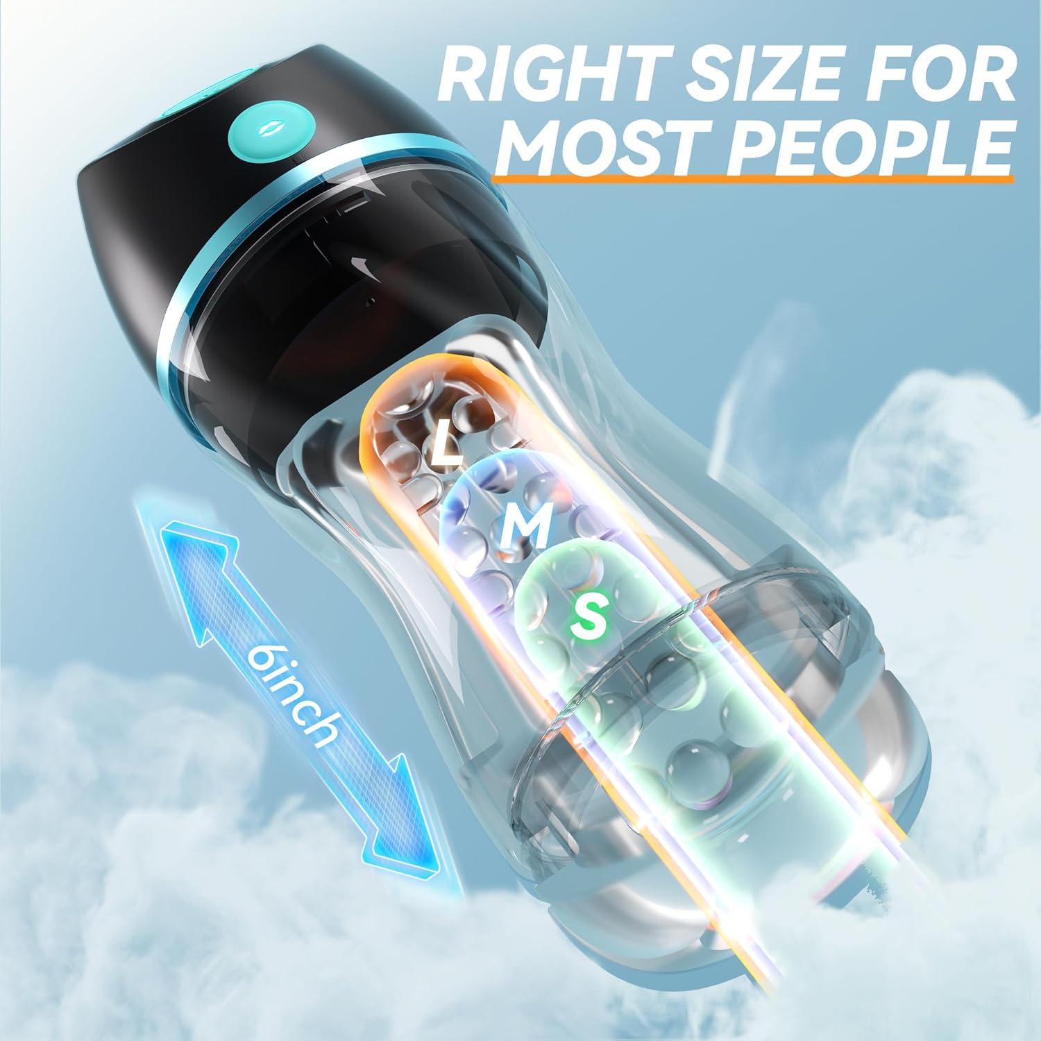 Automatic Male Masturbator Sex Toys for Men - Transparent Outer Shell Penis Pump with 3 Vacuum Suction  7 Vibration, Sex Machine Adult Toys Pocket Pussy for Men, Male Stroker Adult Sex Toys  Games