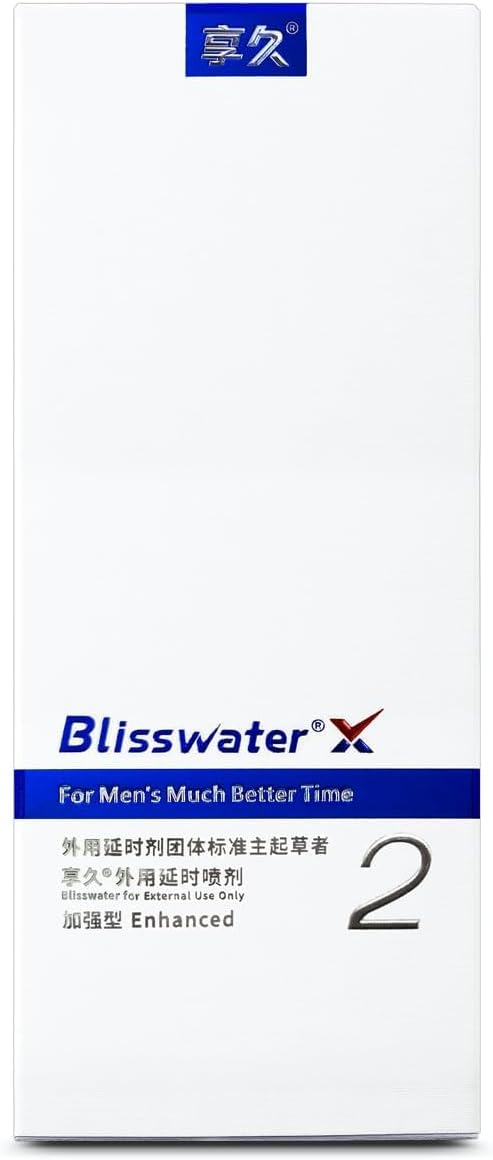 Blisswater 2 Climax Controller Desensitized Delay Spray for Men Longer Sex,Premature Ejaculation Retardants Men,Last Longer for Man,Only for External,6ML