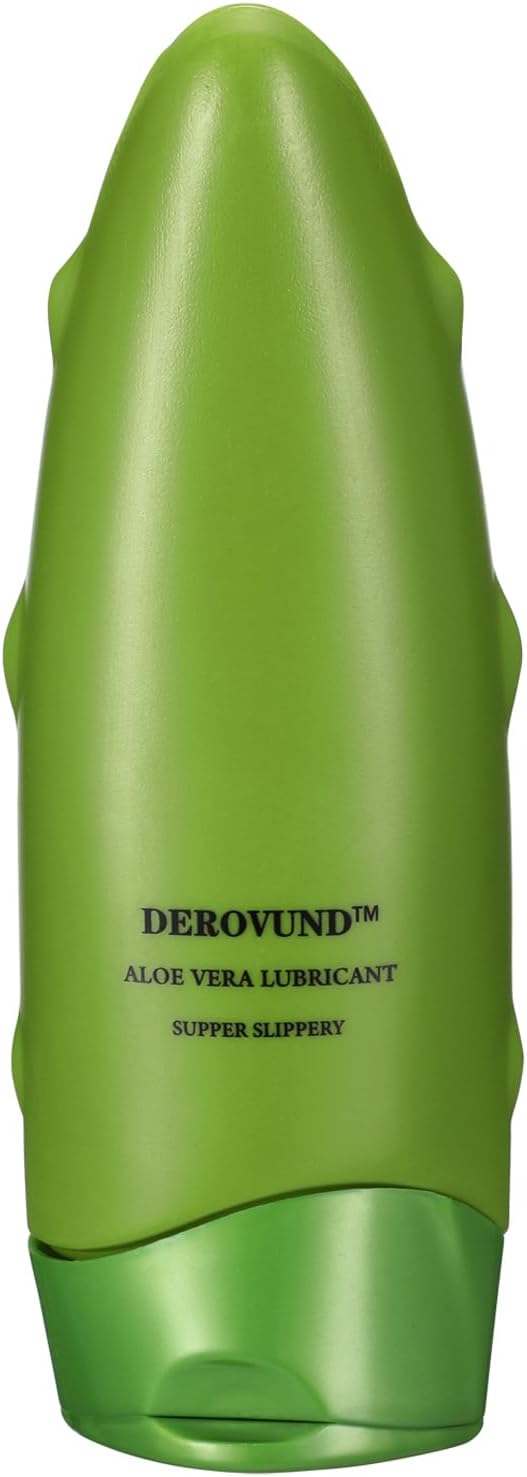 Aloe Vera Super Slippery Organic Water-Based Personal Lubricant for Sexual, Vaginal, Oral and Anal Use - Long Lasting, Paraben-Free - 4 Oz