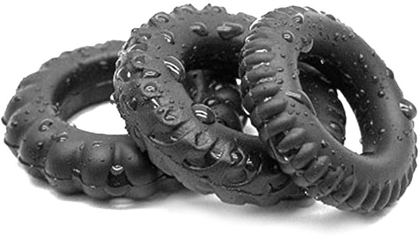 12 PCS Silicone Cock Ring for Man,Penis Ring Delay Ring Medical Grade Erection Enhancing Soft Silicone Penis Rings Sex Toy