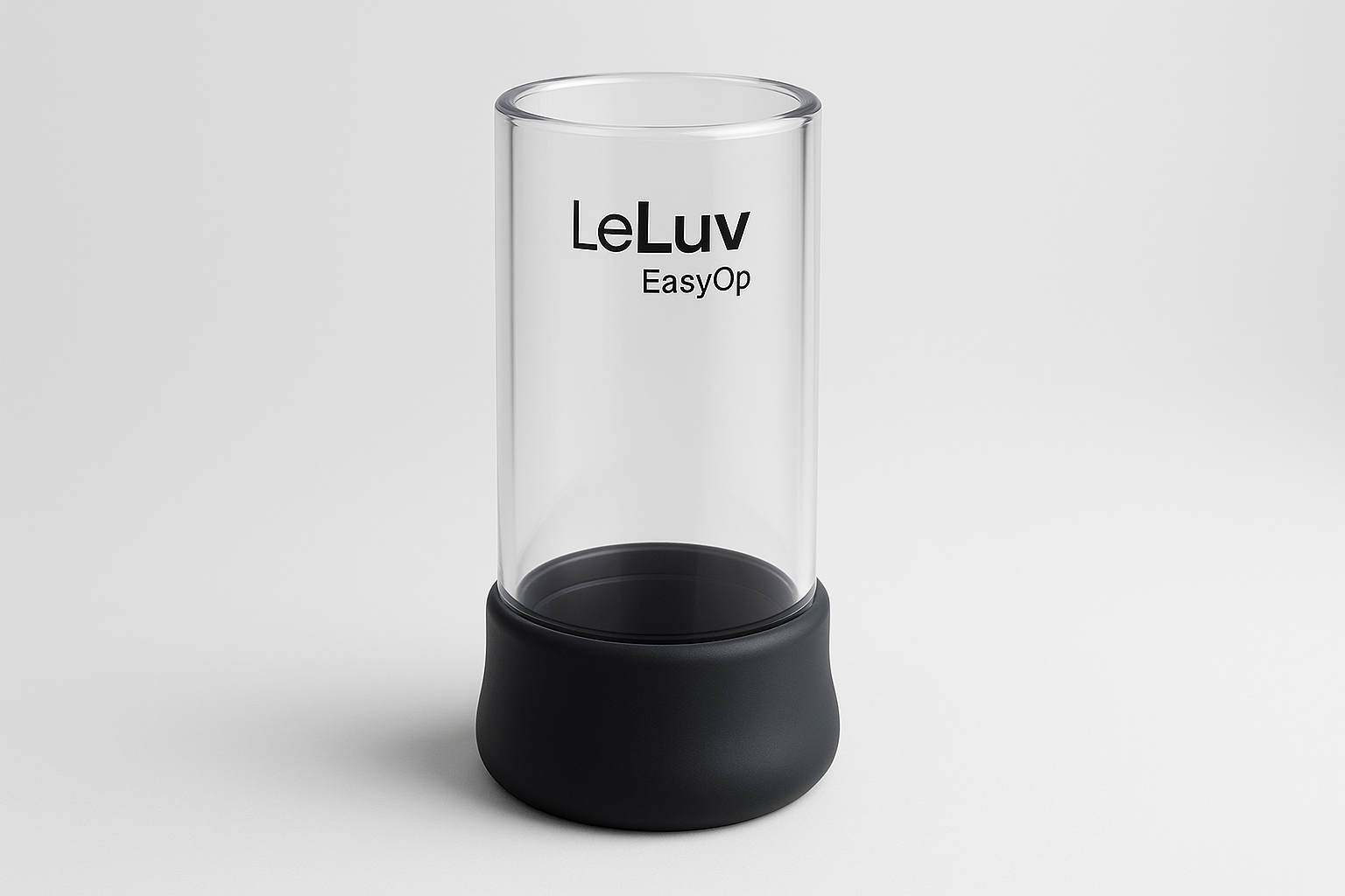 LeLuv EasyOp 2.5 Inch Diameter by Inch Length Penis Head Vacuum Cylinder with Large Opening (1.4 Inch) Silicone Sleeve