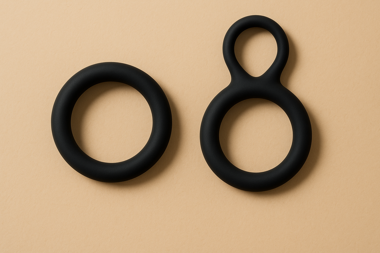 Penis Rings Male Sex Toy - Silicone Cock Rings with Different Style Set for Erectile Enhancement, Strechy Body-Safe Adult Sex Toys  Games for Men Couple Black