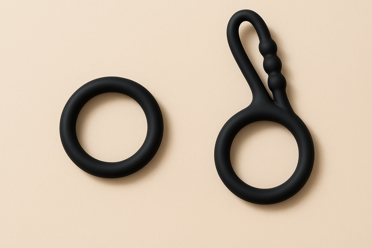 Penis Rings Male Sex Toy - Silicone Cock Rings with Different Style Set for Erectile Enhancement, Strechy Body-Safe Adult Sex Toys  Games for Men Couple Black