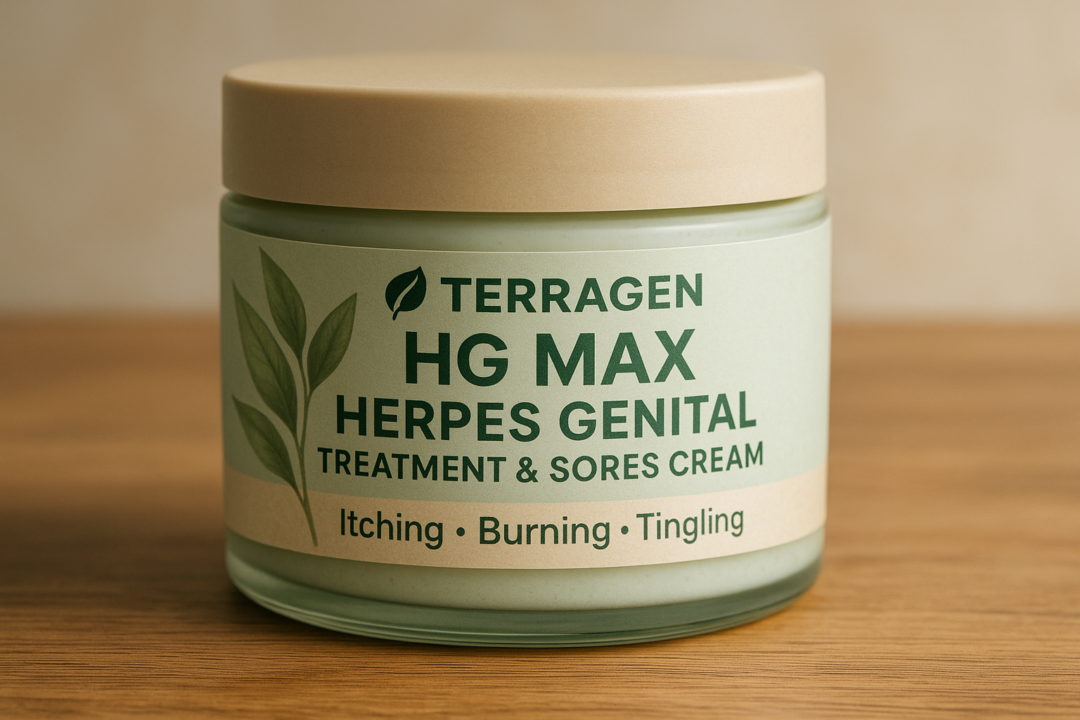 Terragen HG Max Herpes Genital Treatment Sores Cream for Men Women, Fast Outbreak Support, Soothes Herpes Genital Symptoms, Itching, Burning, Tingling, with Natural Ingredients, 1.7 oz Terragen HG Max Herpes Genital Treatment Sores Cream for Men Women, Fast Outbreak Support, Soothes Herpes Genital Symptoms, Itching, Burning, Tingling, with Natural Ingredients, 1.7 oz