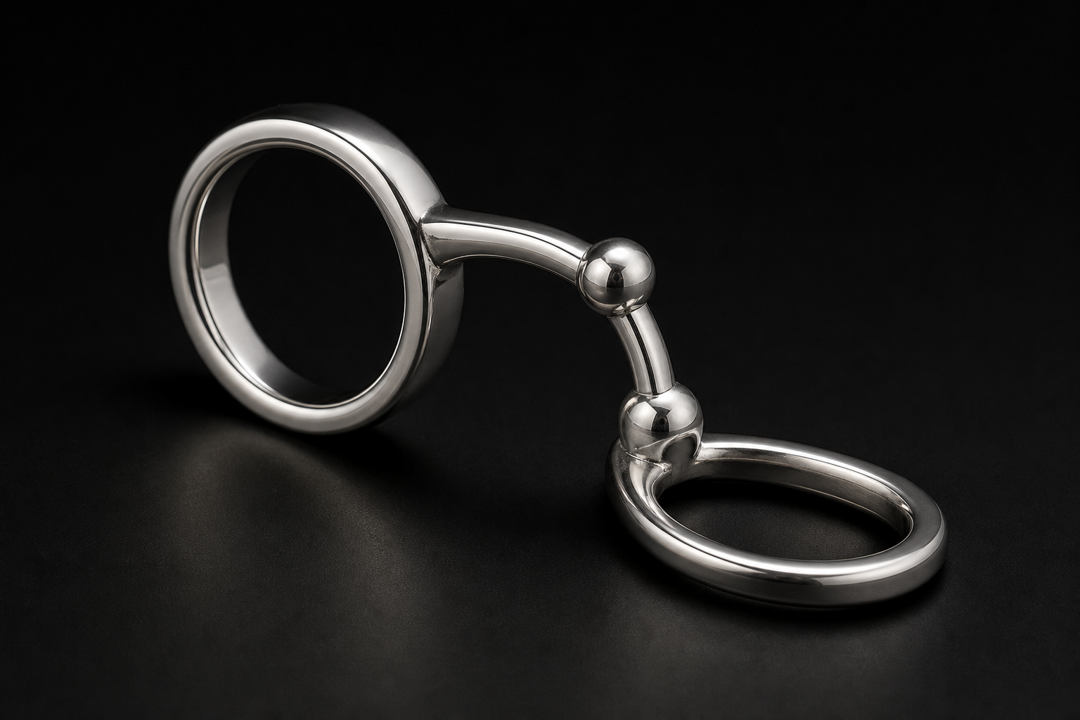 Stainless Steel Metal Cock Ring Metal Penis Ring,Arc Ring Delay Ring Male Metal Ball Scrotum Stretcher Delay Ejaculation Lasting Erection (A3:51x56mm)