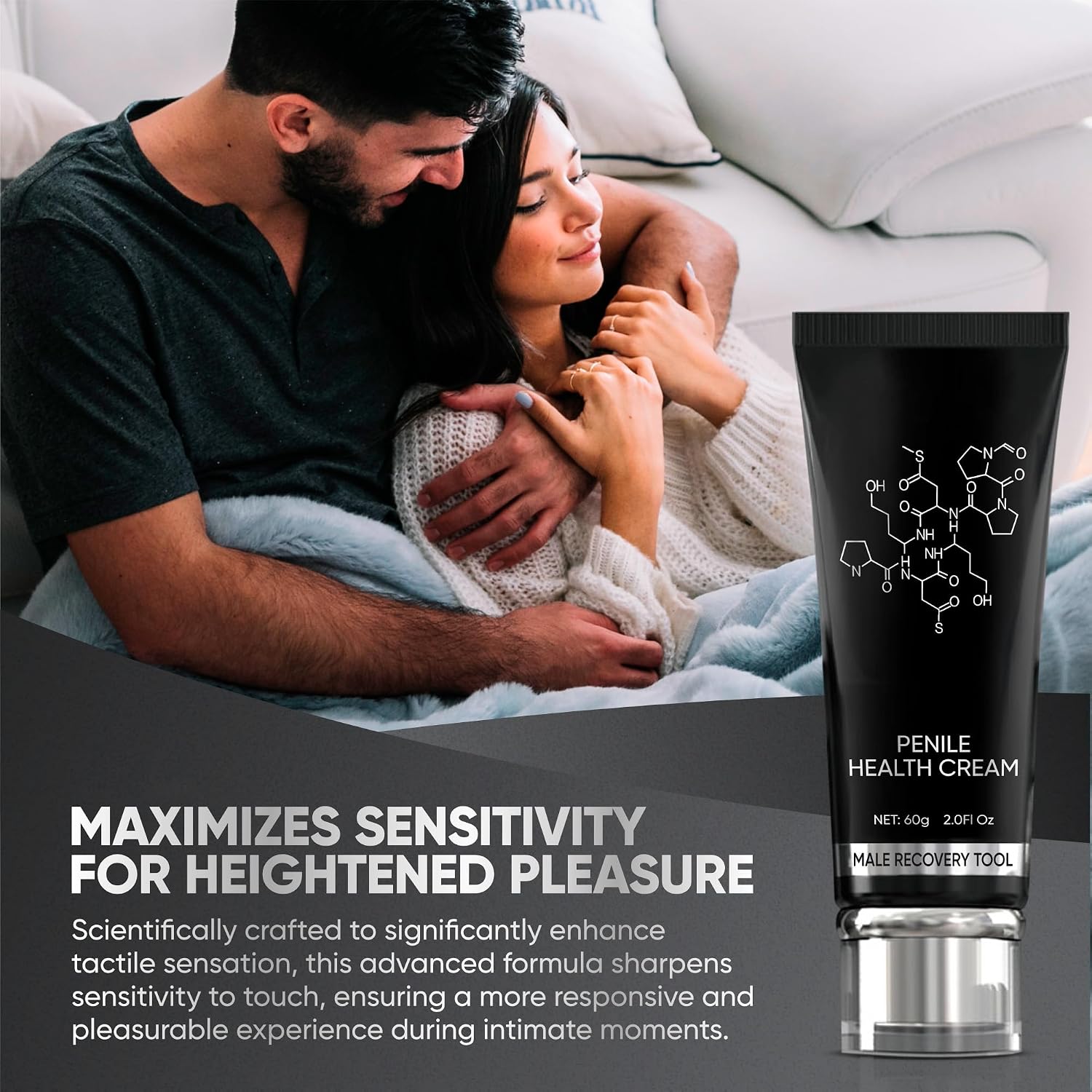 Men’s Power Enlargement Gel – Huge XXL Re-Vitalize Cream for Maximum Performance  Size (Cream for Penile Health)