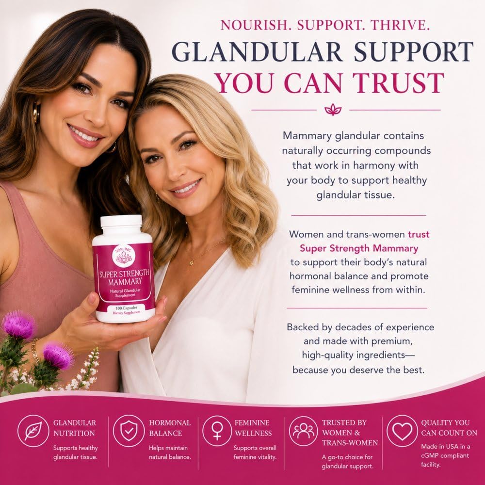SOR, Inc. Super Strength Mammary Natural Breast Enhancement Formula Bovine Mammary Glandular Capsules review