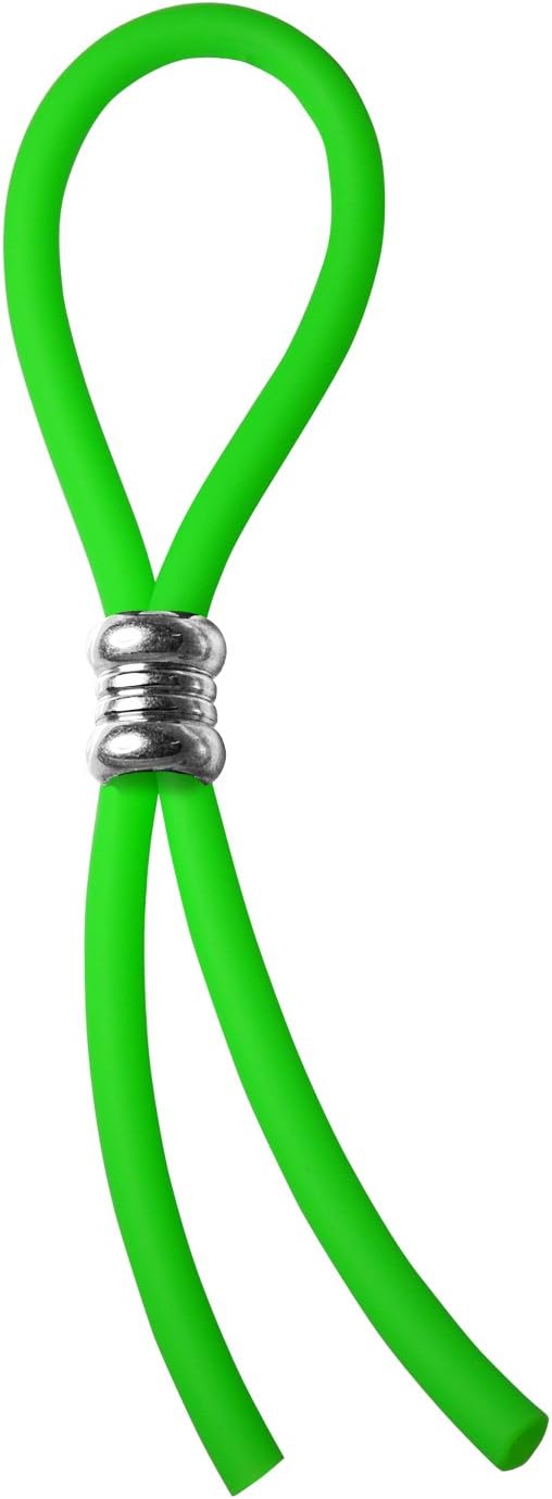 A Cock Ring Adjustable Silicone Blue Cord with Stainless Steel Grooved Barrel Bead for Tension Control Tight Accurate fit review