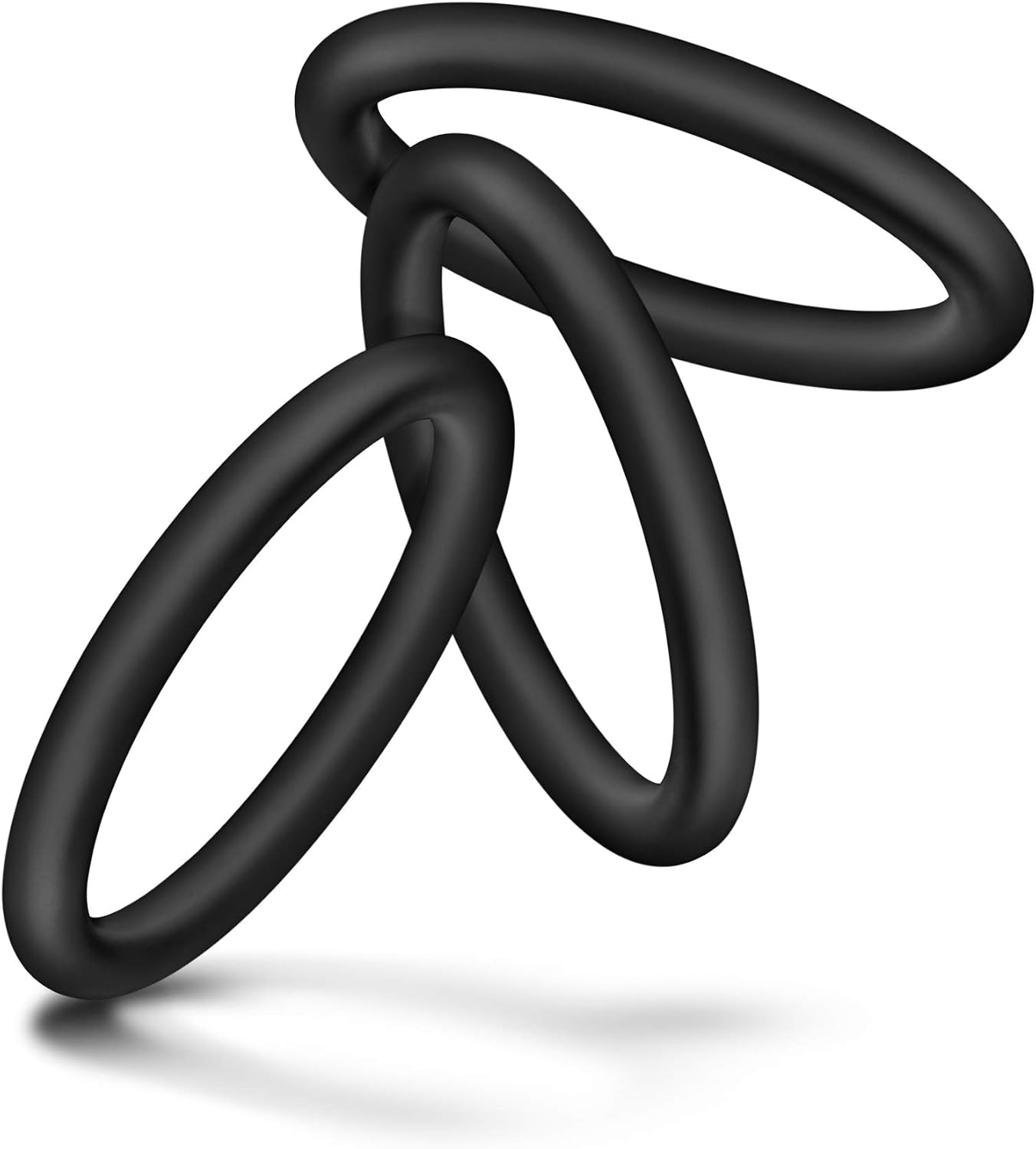 Blush Performance VS1 Silicone Cock Rings - Penis Ring Pack - 1.75” Stretch Fit - Platinum Cured Stretchy C Rings - Male Stamina Enhancement Bigger Erections Adult Sex Toy - Black review