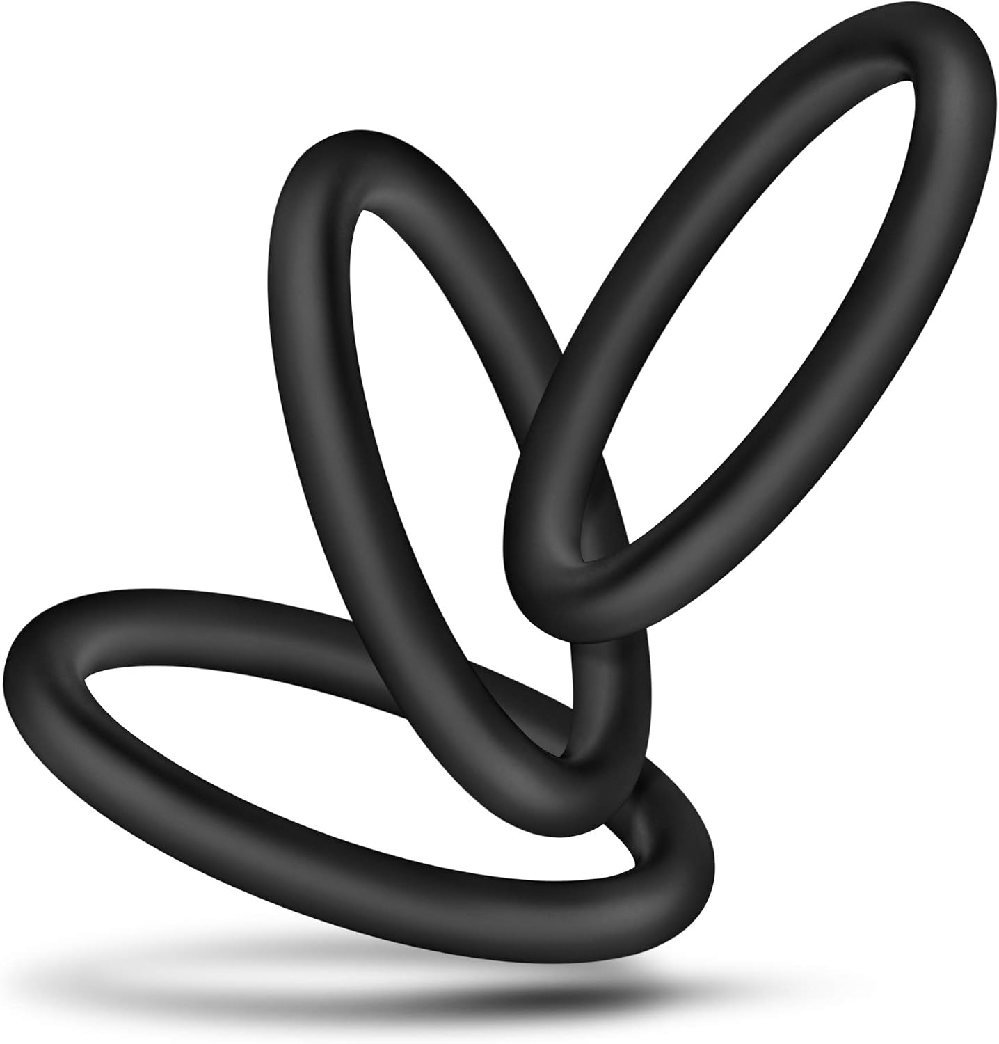 Blush Performance VS1 Silicone Cock Rings - Penis Ring Pack - 1.75” Stretch Fit - Platinum Cured Stretchy C Rings - Male Stamina Enhancement Bigger Erections Adult Sex Toy - Black review