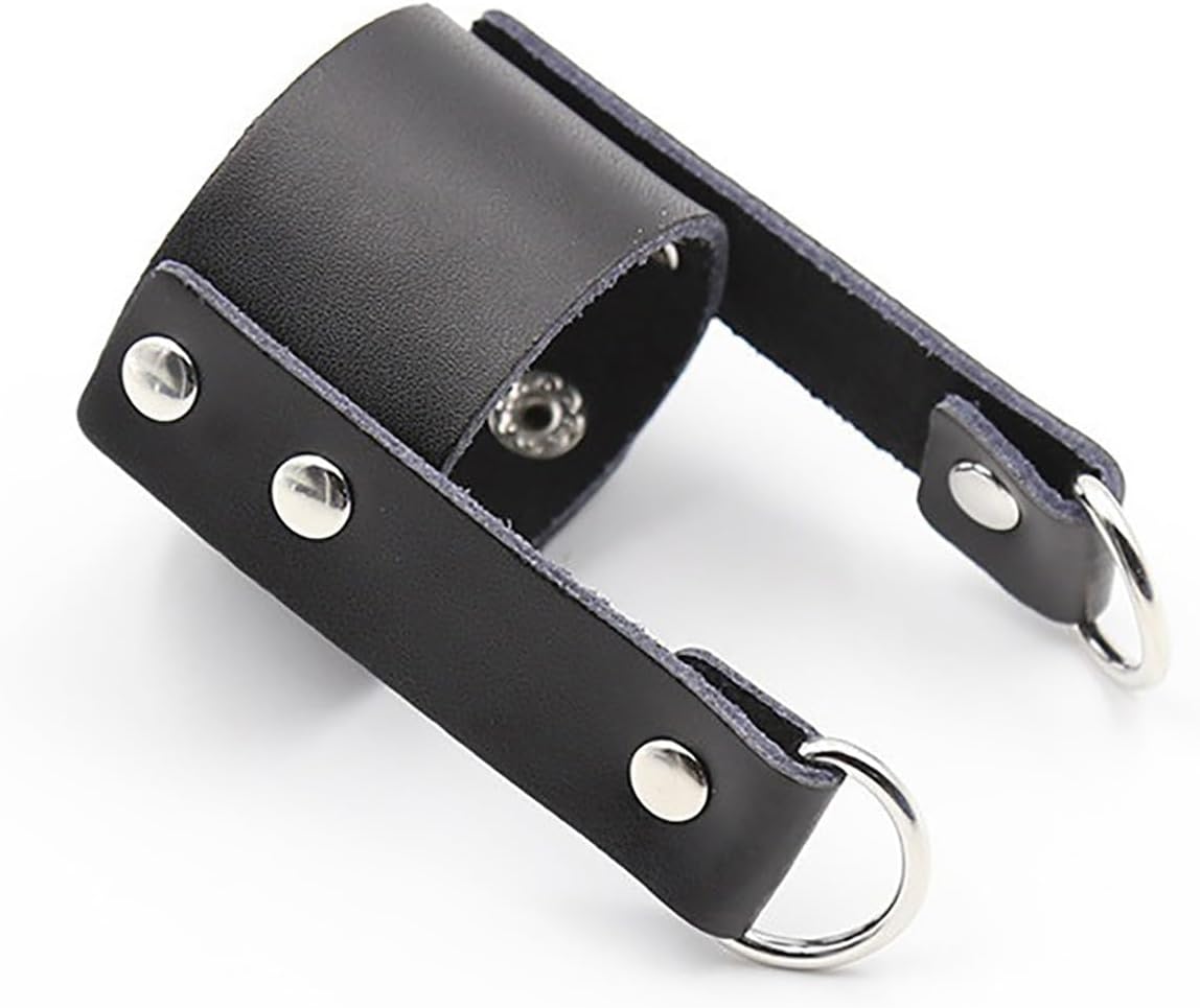 Cock Ring Male Metal Ball Stretching Weights Adult BDSM Ball Scrotum Pendant Stretcher Leather Penis Rings Chastity Device