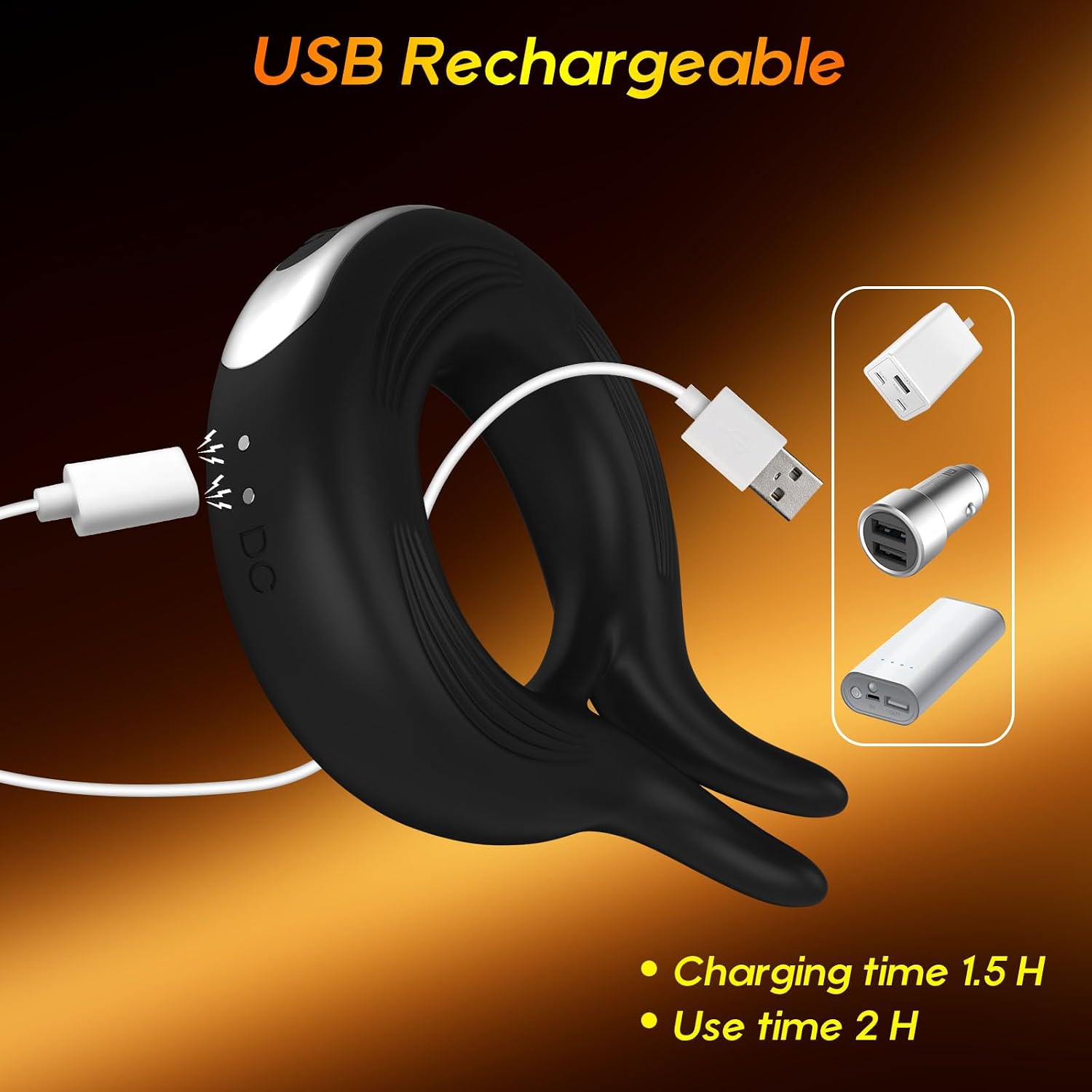 Vibrating Penis Ring for Male,Pleasure Cock Ring Vibrator,Silicone Stretchy Cockrings for Erection Stimulating with 10 Vibration Modes,Adult Sex Toys & Games for Men Erection Sex,Rabbit Design review