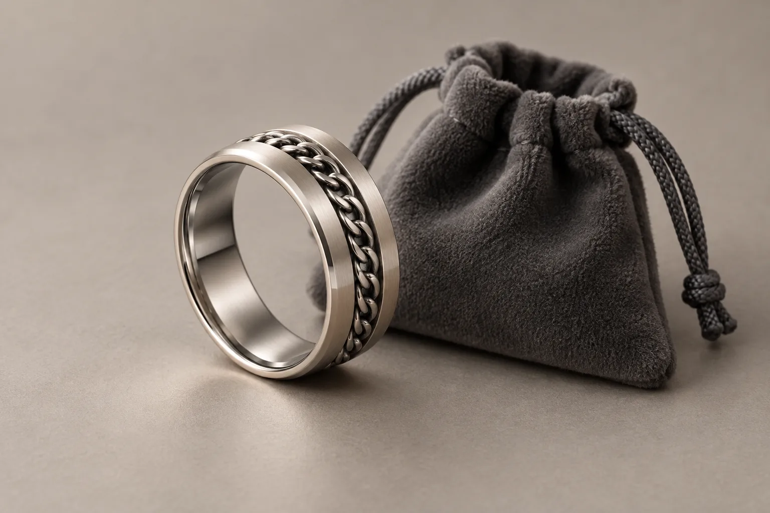 M2m Ring Stainless Steel 1.75 Inch, Chain Inlay review